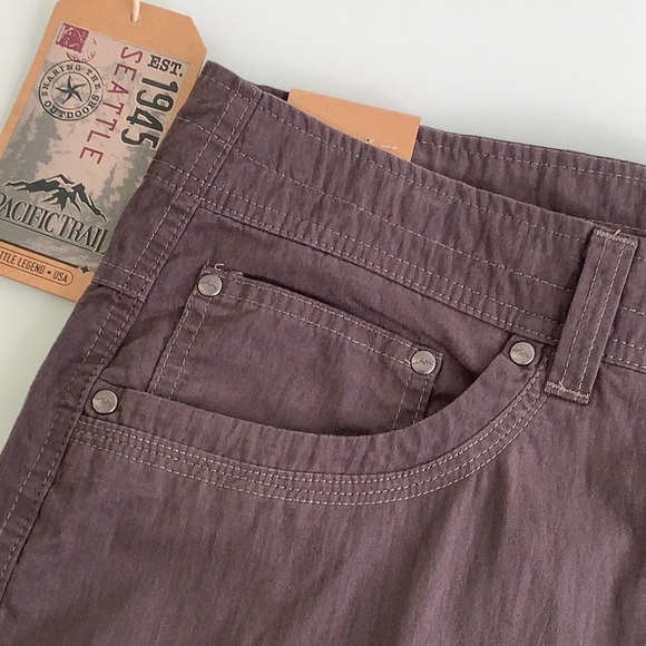 Pacific Trail Coal Relaxed fit multi pockets Cargo pants men size 38X30 NWT - Picture 7 of 13